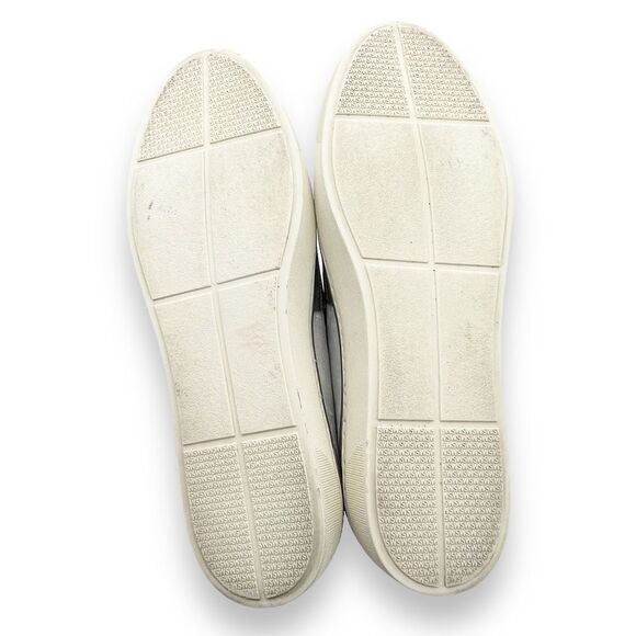 Stuart Weitzman Boyband Argento Velvet Platform Sneaker Silver Platinum Size 8 - Picture 15 of 16